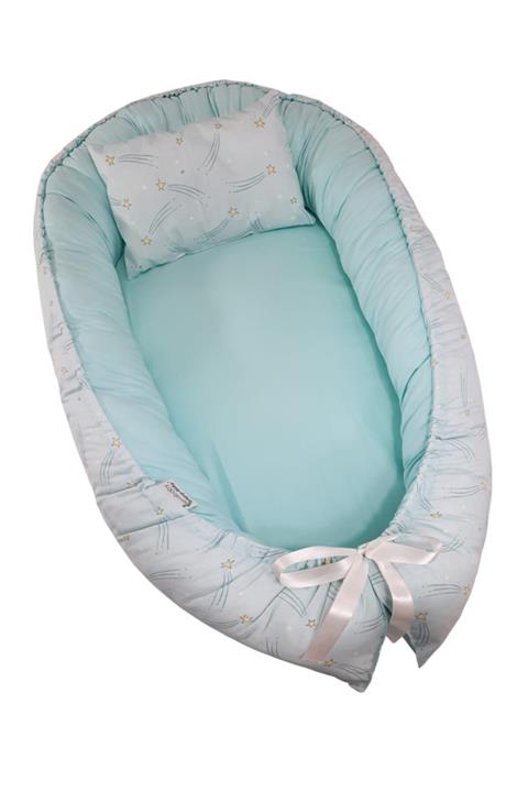 berababy Maxi Mint Yıldızlı Babynest Bebek Yuvası