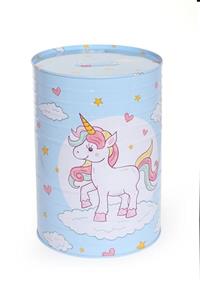 PASİFİK HOME Mavi Mega Boy Unicorn Teneke Kumbara