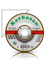 KARBOSAN 115x6.4x22.23 910730 C 24 S Bf80 Bombeli Döküm Taşlama Taşı