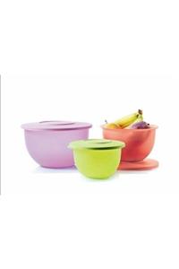 Tupperware Eko Kap 3’lü Set 4,3 Litre, 2,5 Litre, 1,3 Litre