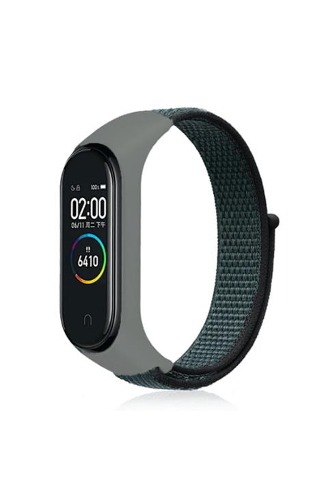 Xiaomi Mi Band 4 Hasır Örgülü Kordon Kayış Renk No14 + Popsocket
