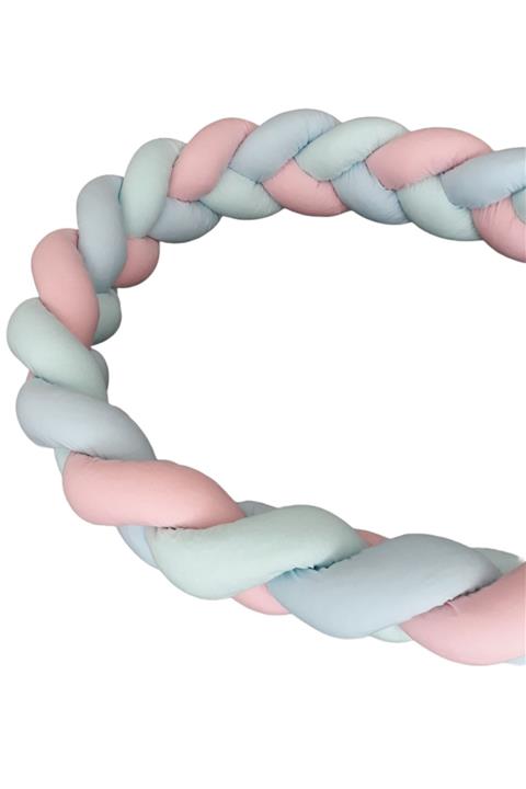 HUZURLUBEBEKLER 380 Cm Koruyucu Yastık Örgü Düğüm