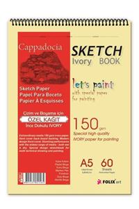 Etika Sketchbook Cappadocia A4 Spiralli Eskiz Defteri 150 gr 30 Yaprak