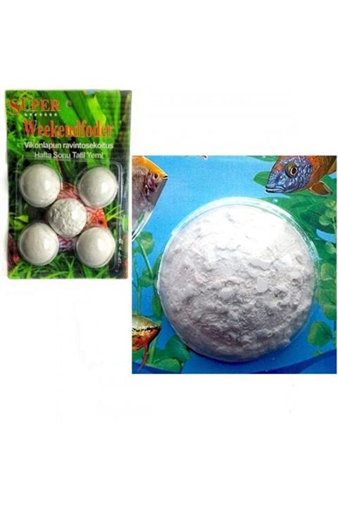 Muray Haftasonu Tatil Yemi - Akvaryum Balıkları Için 5li Set