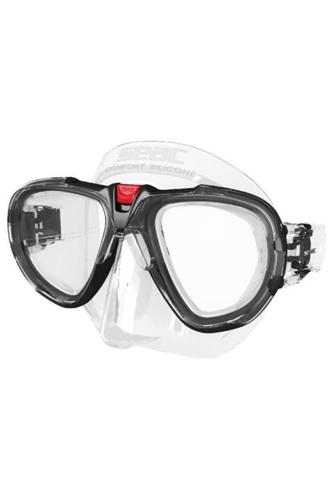 Seac Sub Dalış Maskesi Fox ( Şeffaf/siyah )