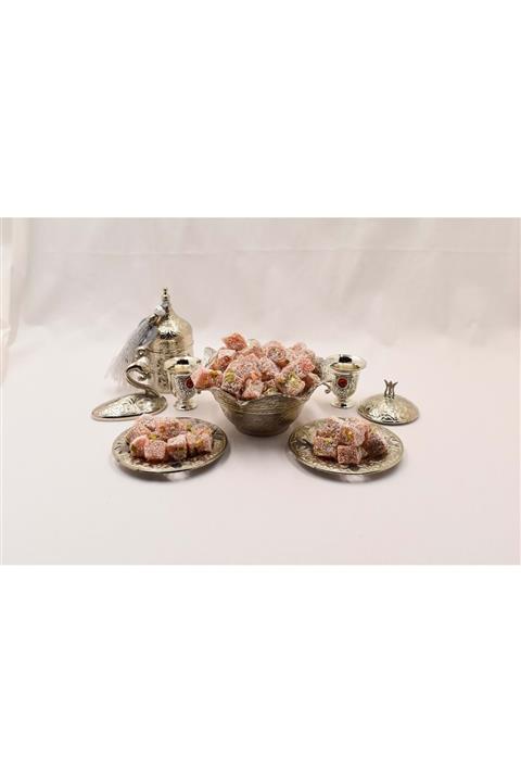 Balşeker Nar Aromalı Duble Antep Fıstıklı Mini Lokum 1 Kg