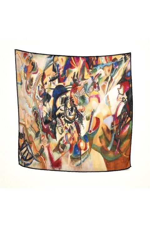 Deriderim Kandinsky Composition Vıı Desenli Bandana