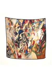 Deriderim Kandinsky Composition Vıı Desenli Bandana