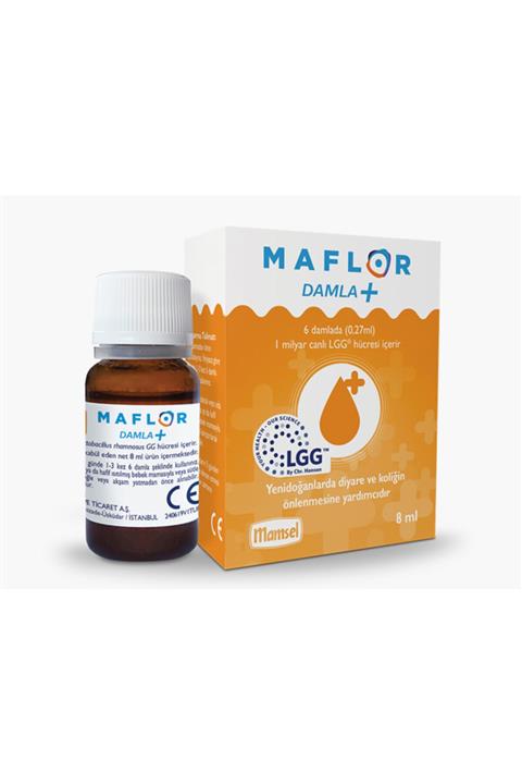 MAFLOR Damla Plus 8 Ml Sıvı Formda Probiyotik