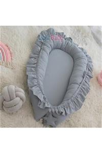 Jaju Baby Yeşil Renk Fırfırlı Elite Babynest