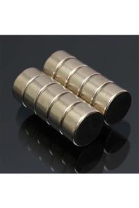 Dünya Magnet 10 Adet Çap 10mm X Kalınlık 5mm Yuvarlak Güçlü Neodyum Mıknatıs