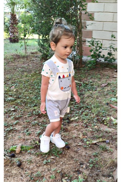 Pino Baby Erkek Salopet Tişört Takım