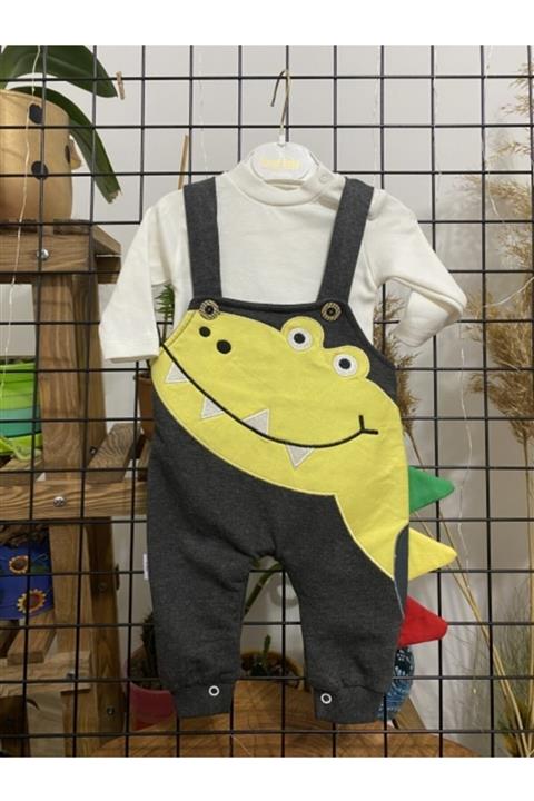 Murat Baby Dinazor Model Ikili Takımm Salopet