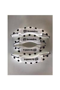 DizaynAutoGarage Nissan Nv300brembo Uyumlu Kaliper Kapağı Beyaz 4 Adet