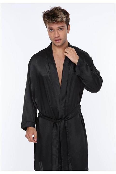 Madame Brave Erkek Saten Game Over Sabahlık