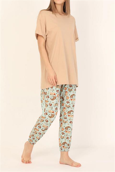 Nare Giyim Kadın Renkli Ev Pantolonu