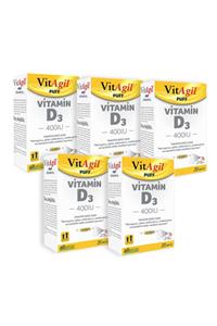 Vitagil 400'Iu Vitamin D3 20 ml x5 Adet