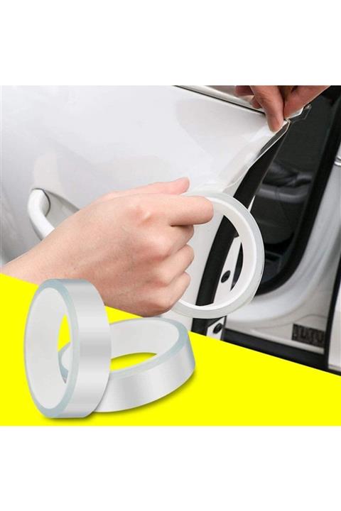 ÖzgürceSeç (5CM X 5 METRE)araç Kapı Eşik Kaput Çizik Önleyici Şeffaf Koruma Folyosu