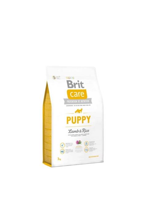 Brit Care Puppy Yavru Kuzulu Pirinçli Kuru Köpek Maması 3 kg