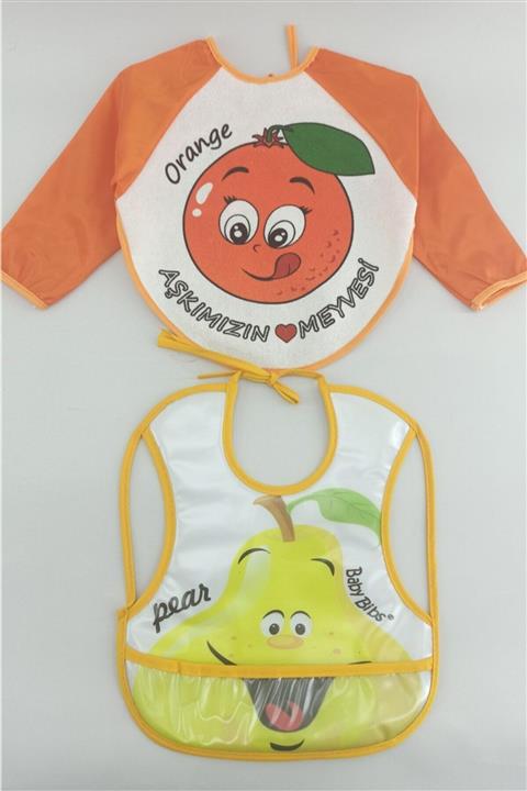 ALİSS Su Geçirmez Lüx Mama Önlüğü 2 Adet