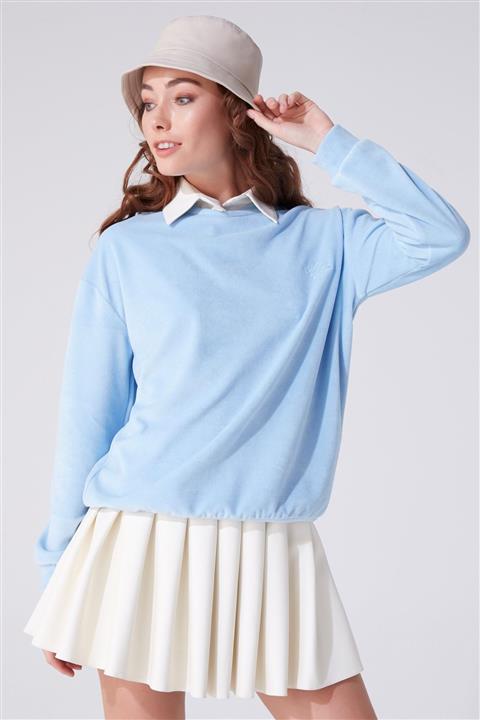 BERFUĞ KIRAN Pileli Deri Mini Etek