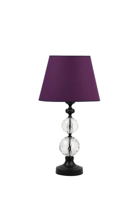 Vinner Mor Kristal 2'li Küre Abajur