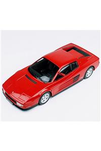 KK Scale Kkscale 180501 1/18 1984 Ferrari Testarossa Monospeccio , Red-sergilemeye Hazır Araba Modeli