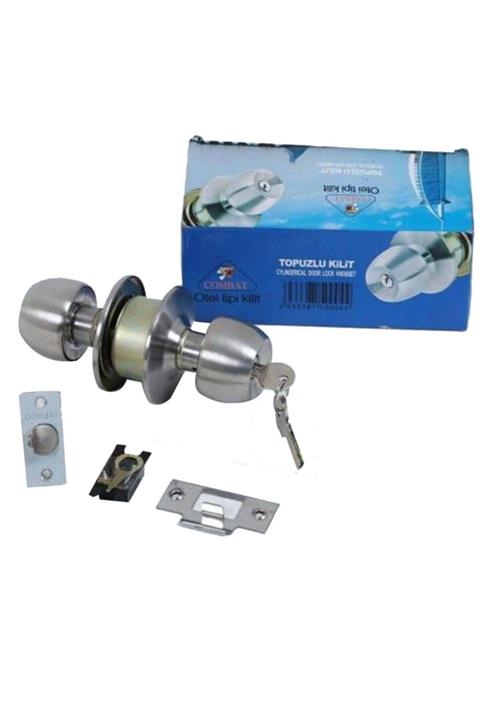 Asfaravm Topuzlu Kapı Kilidi Otel Tipi Saten Renk Combat