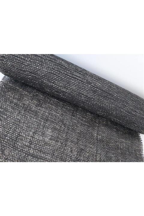 EN Ambalaj Diyarı Simli Hasır/jüt/siyah