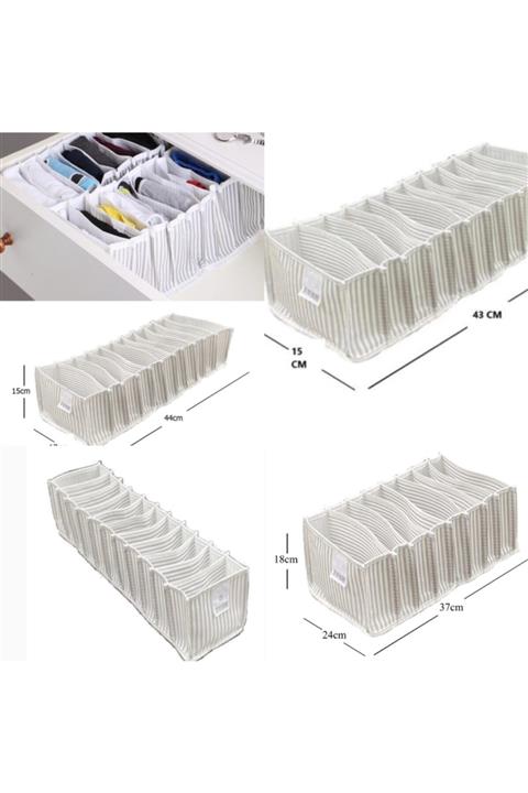 Harika ikizler Çekmece Duzenleyici Organizer S/m/l Boy 3 Lü Set