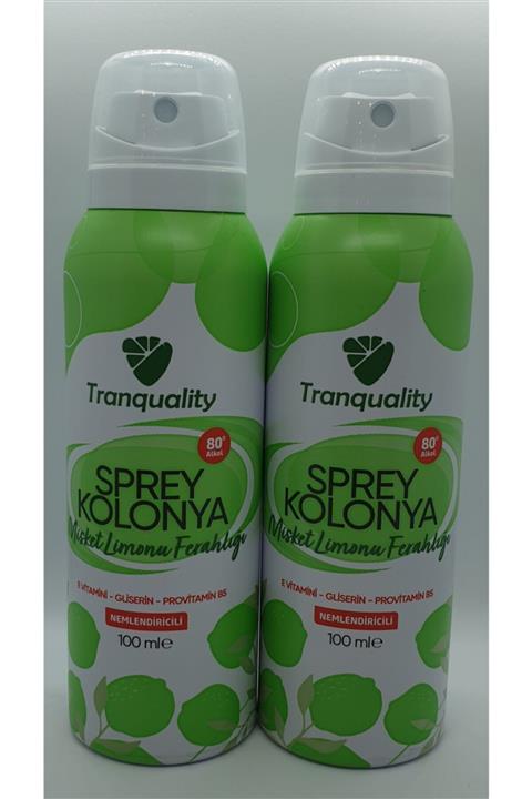 Tranquality Misket Limon Ferahlığı Sprey Kolanya 2 Adet 100 ml