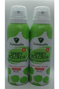 Tranquality Misket Limon Ferahlığı Sprey Kolanya 2 Adet 100 ml