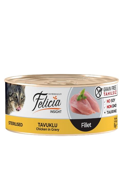 Felicia Tavuklu Kısır Kedi Konservesi 85 gr