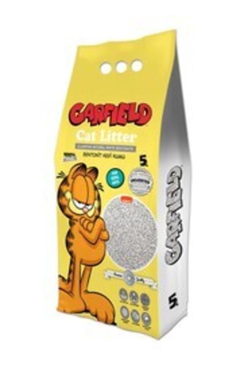 GARFIELD 5lt Natural Doğal Kokusuz Bentonit Kedi Kumu