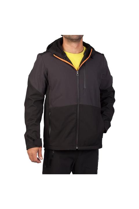Exuma 291140 Softshell Outdoor Siyah Erkek Mont