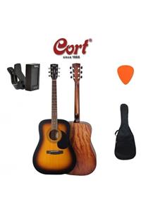 CORT Ad810ssb Akustik Gitar Set (akort Cihazı + Kılıf + Pena)