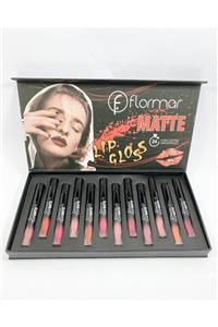 luzvalentex Flormar Matte 12 Li Set Ruj