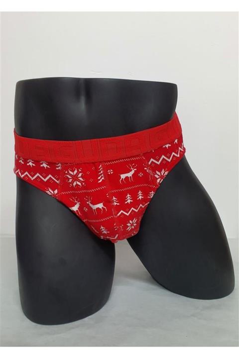 Guda Erkek Slip Kırmızı Geyikli 13841