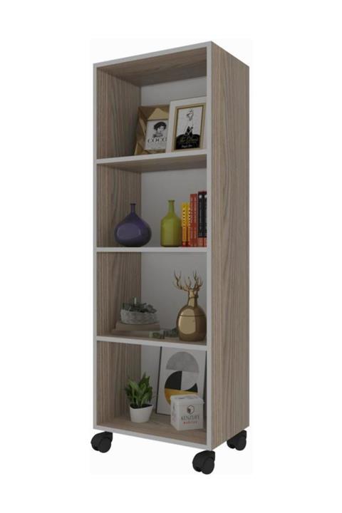 Kenzlife mutfak dolabı raziye 148*030*030 crd tekerlekli banyo evrak ofis ayakkabılık kiler