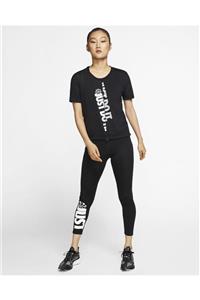 Nike Icon Clash Sleeve Running Top Kadın Tişört - Siyah