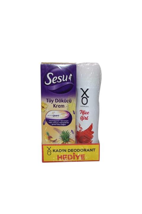 Sesu Tüy Dökücü Krem Normal Tüyler Için 100 ml + Deodorant