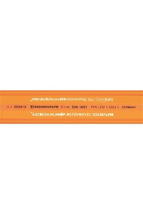 Standardgraph Şablon .standardgraph 2024/2 Mm.h-profil Yazı Şablonu