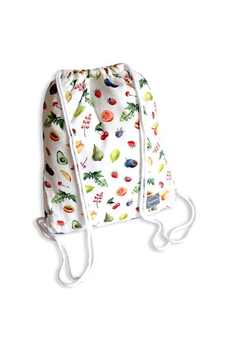 Mardi Matin Fruits Su Geçirmez Astarlı Müslin Bebek Bakım Sırt Çantası