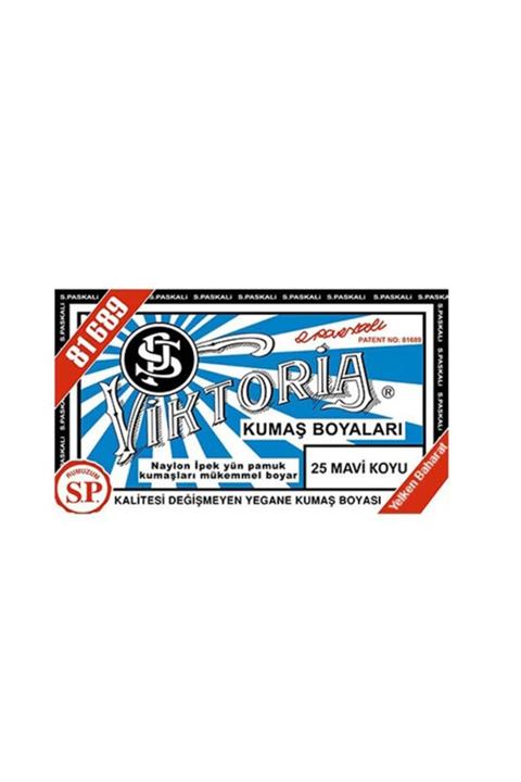 Viktoria Koyu Mavi Kumaş Boya