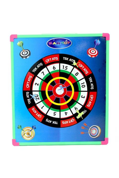 Burnis Toy Toys Çift Taraflı Manyetik Dart Fırsat