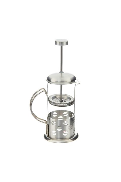MAGİCHOMEKONYA French Press 350ml Paslanmaz Çelik Cam Bitki Çayı Demliği