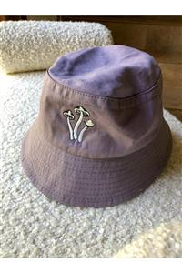 Kity Boof Bucket Hat Mushroom Lilac Şapka