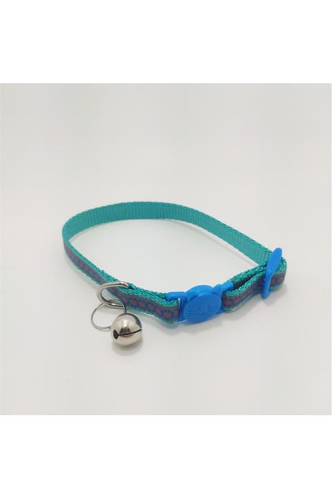 Ozzy Erkek Kedi Boyun Tasması Turkuaz Mavı