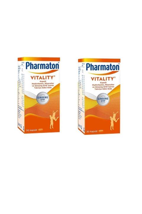 SANOFİ Pharmaton 30 Kapsül 2 Kutu Orjinal Ürün Den