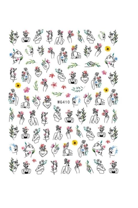 Venalisa Tırnak Sticker Nail Art Süsleme Etiket Wg410